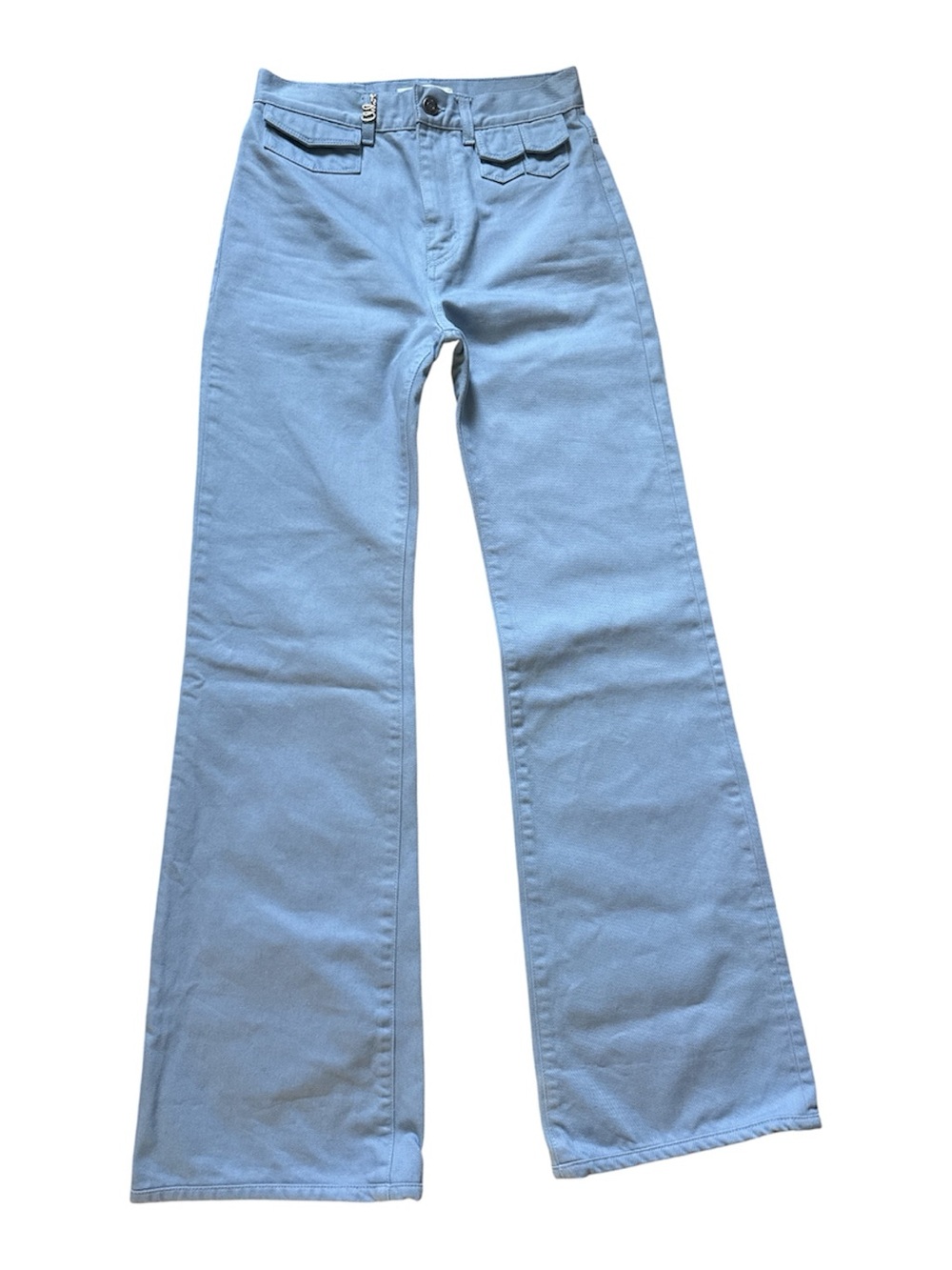 Chloe high rise blue flared Jeans